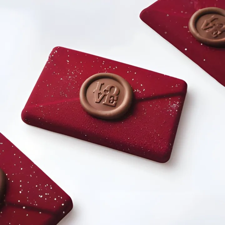 Moule pour tablette de chocolat Enveloppe, 3 pièces