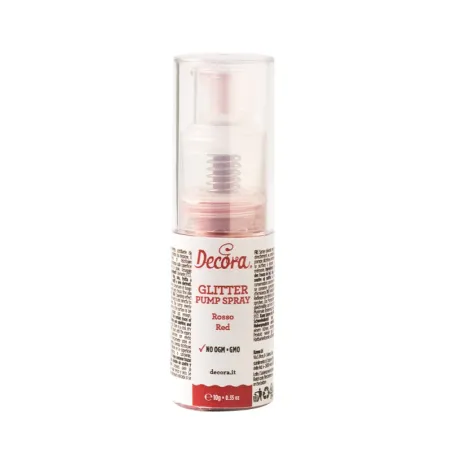 Decora glitter spray red, 10 g