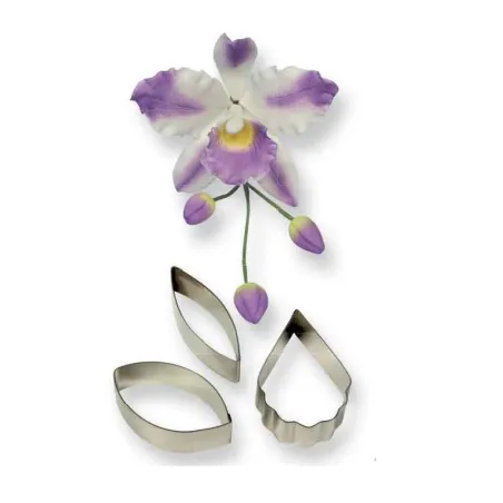 Orchids cookie cutter set