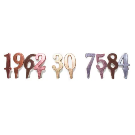 Chocolate mold numbers 0 to 9 to plug in