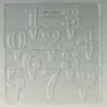 Chocolate mold numbers 0 to 9 to plug in