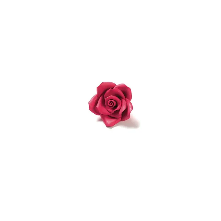 Small sugar roses, red