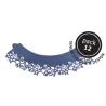 Cupcake Wrapper Stars Blue, 12 pieces