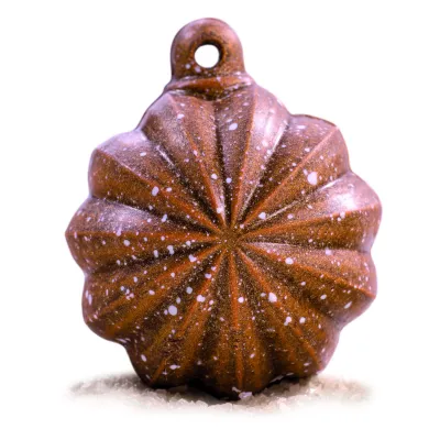 Weihnachtskugel Schokoladenform Strahlen