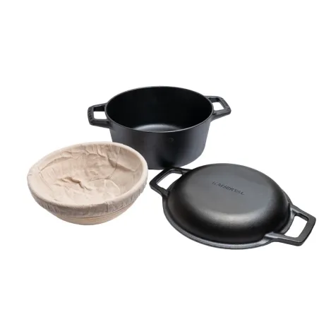 Set de casseroles en fonte pour le pain, Ø 26 cm