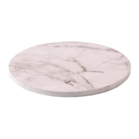 Piatto torta rotondo Ø 40 cm, bianco marmorizzato