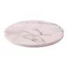Cake plate round Ø 40 cm, white marbled