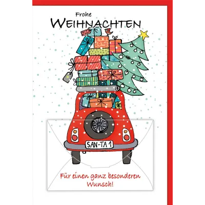 Karte Frohe Weihnachten