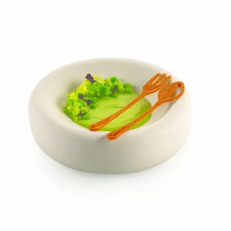Hüppen silicone spoon and fork mold, 20 pieces
