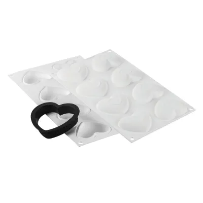 Patisserie set heart, Ø 7 cm