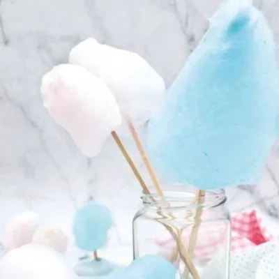 Fertige Zuckerwatte Blau, 35 g