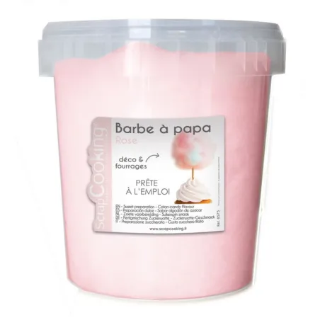 Filo di caramella rosa pronto per l'uso, 35 g