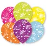 Palloncini Bithday Girl rosa/rosa, 6 pezzi