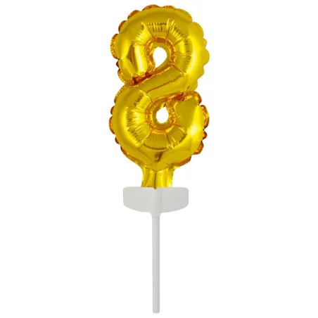 Ballon doré n° 7 comme cake topper