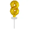 Ballon doré n° 7 comme cake topper
