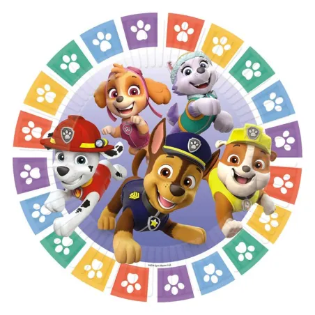 Assiettes en carton Paw Patrol Ø 23 cm, 8 pièces