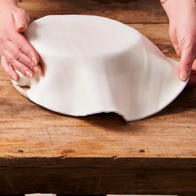 Rollfondant Decke Schneeweiss, Ø 36 cm