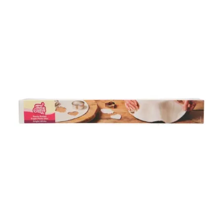 Roll fondant blanket snow white, Ø 36 cm