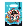 Sacchetti regalo pirata 23,4 x 16,2 cm, 8 pezzi