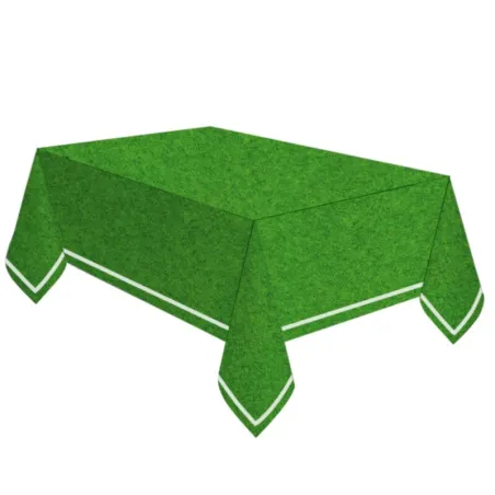 Paper tablecloth soccer field