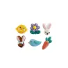 Easter sugar decorations, 6 pieces
