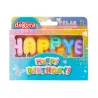 Candele "Happy Birthday" multicolore