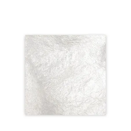 Foglia d'argento 23 carati, 5 lamine, 86 x 86 mm