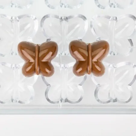 Butterfly praline mold, 24 pieces