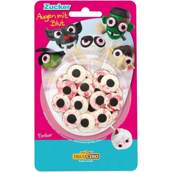 Sugar eyes with blood