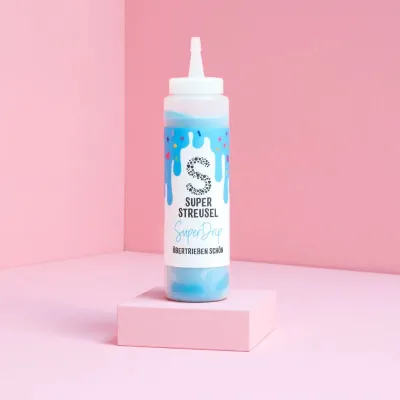 Super Streusel Drip Cake Glasur Blau, 300 g