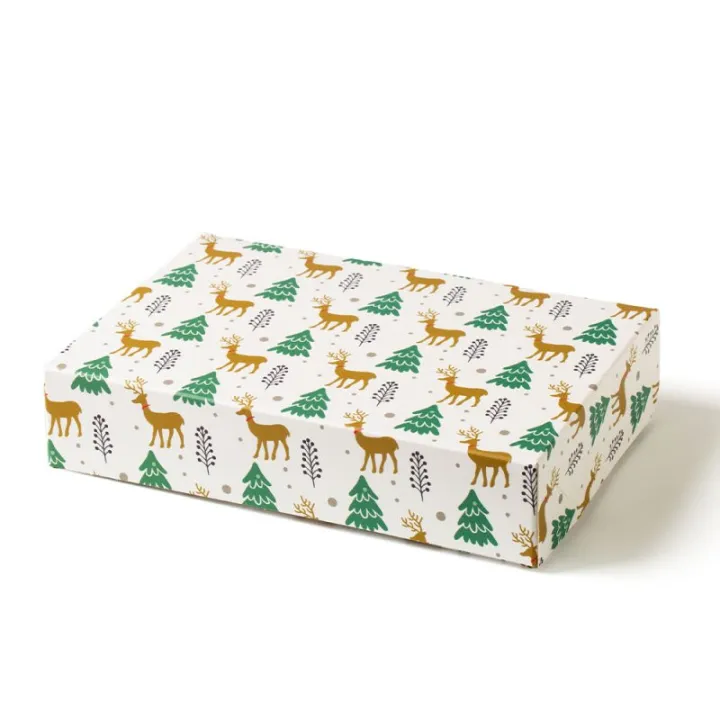 Deer cookie box, 23.5 x 16 x 5 cm