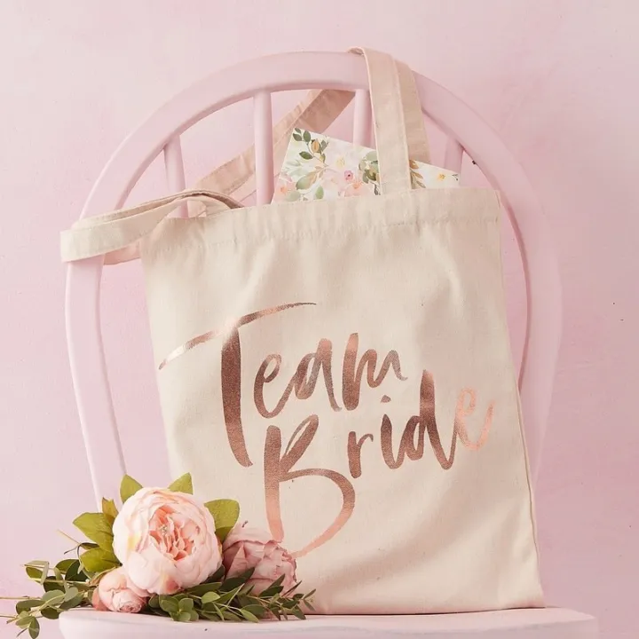 Borsa in tessuto Team Bride