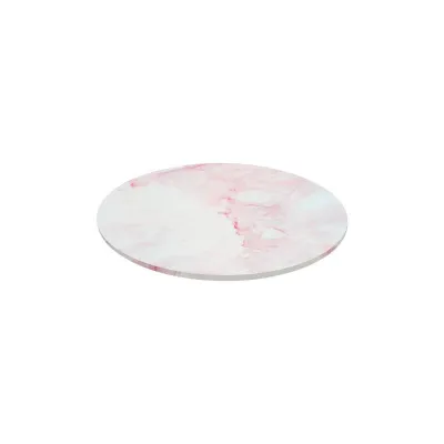 Tortenplatte rund Ø 20 cm, Pink marmoriert