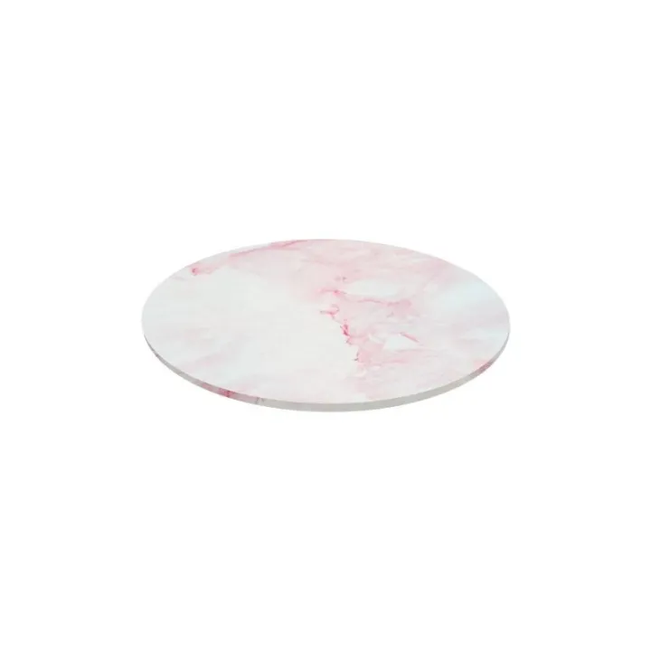 Plateau à tarte rond Ø 20 cm, rose marbré