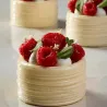 Stampo in silicone mini dessert linee sottili, 12 pezzi