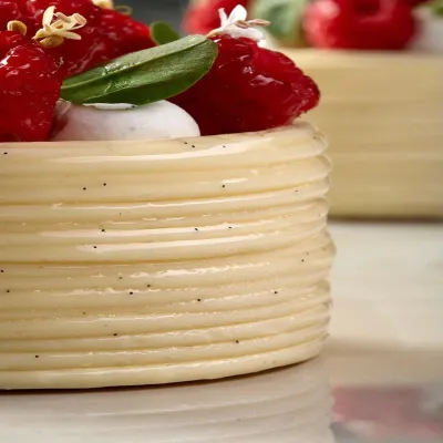 Silikonform Mini-Dessert feine Linien, 12 Stück