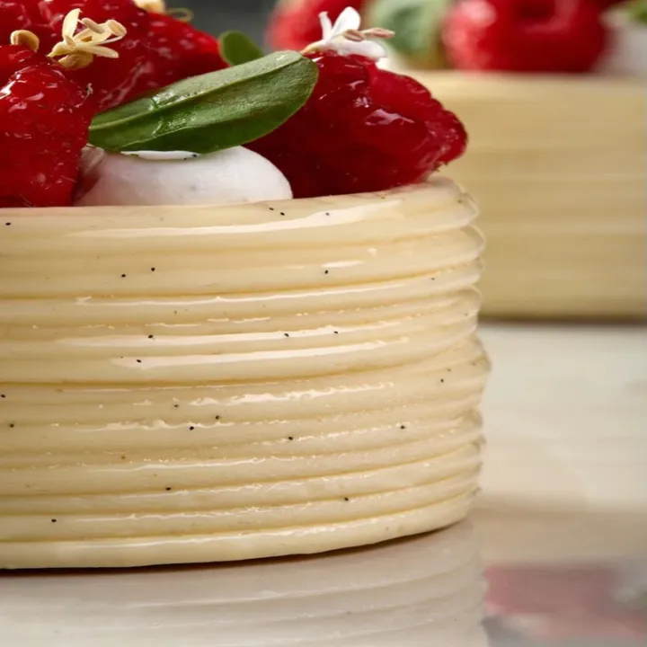 Stampo in silicone mini dessert linee sottili, 12 pezzi