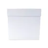 Boîte à gâteaux blanche 20.3 x 20.3 x 20.3 cm