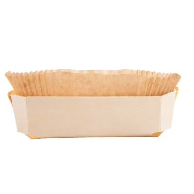 Wooden baking dish 17.5 x 7.5 x 5 cm