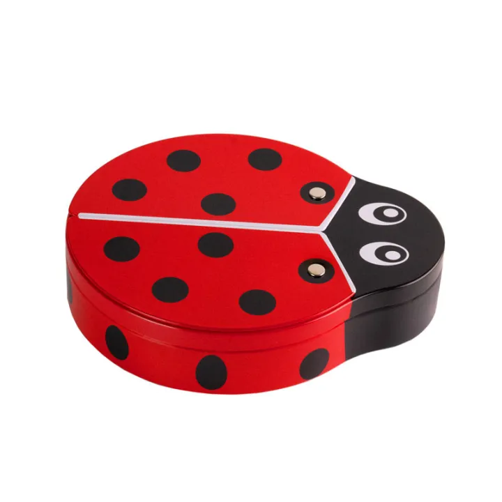 Biscottiera Coccinella con ali, 180 x 140 x 40 mm