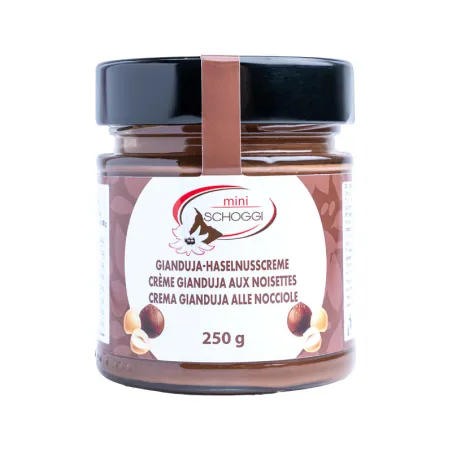 Crème de gianduja et de noisettes, 250 g
