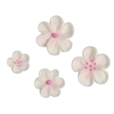 Zuckerdekoration Blumen Kirschblüten, 36 Stück