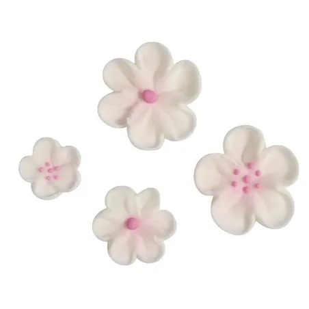 Décoration en sucre Fleurs de cerisier, 36 pièces