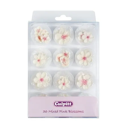 Decorazione di zucchero fiori di ciliegio, 36 pezzi