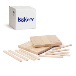 Bastoncini di legno glace 9,3 cm, 2400 pezzi