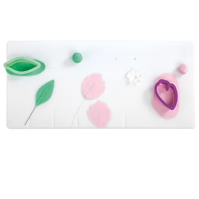 Zuckerblumen Profiarbeitsplatte, gerillt