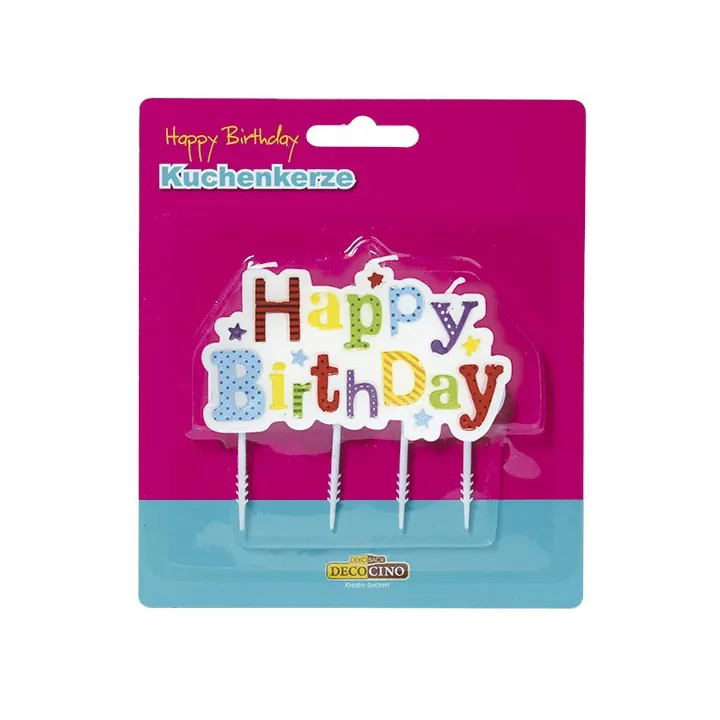 Happy Birthday Kerze, 1 Stück