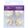 Sugar decoration small calla flowers, 12 pieces