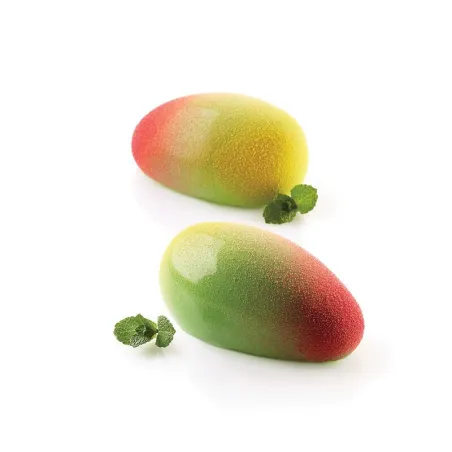 Mango silicone mold with cutter