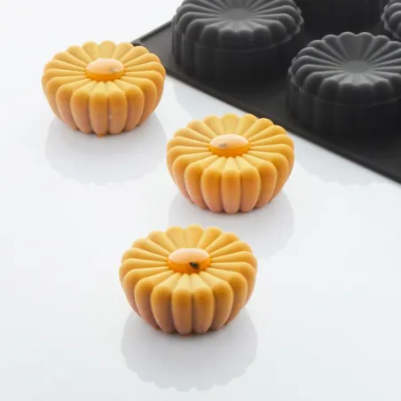 Moule en silicone Fleur, 6 pièces